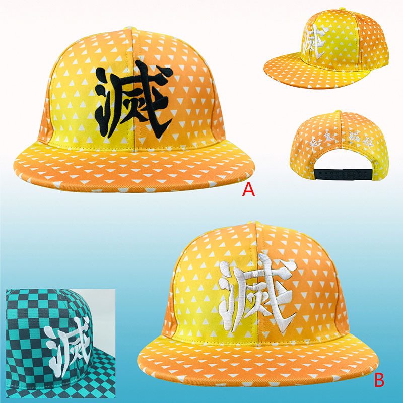 Demon Slayer Agatsuma Zenitsu anime cap sun hat