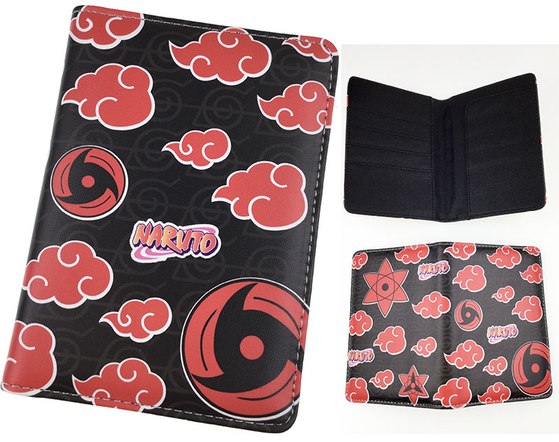 Naruto anime Passport Cover Card Case Credit Card Holder Wallet