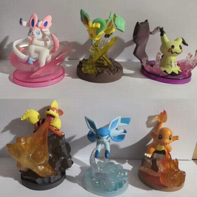 Pokemon 5th generation a set of 6 Boxed Figure Decoration Model