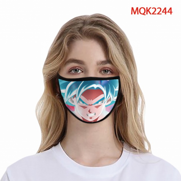 Dragon Ball Color printing Space cotton Masks price for 5 pcs MQK2244