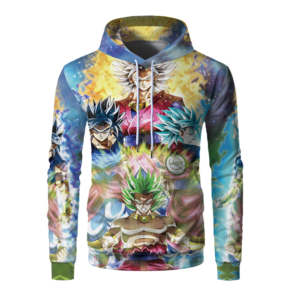 dragon ball anime 3d printed hoodie 2xs to 4xl