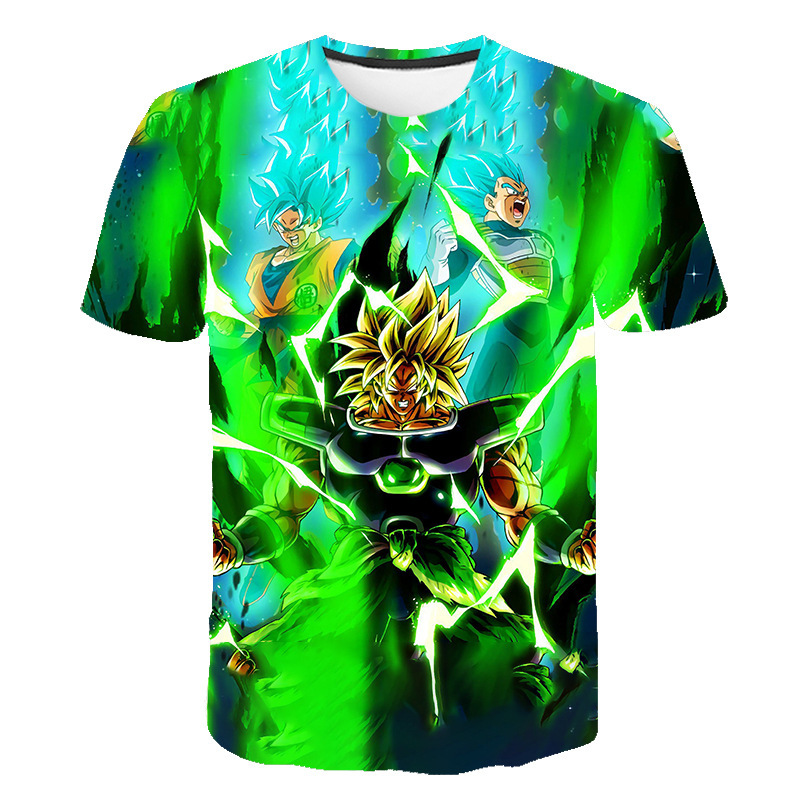 dragon ball anime 3d printed tshirt 2xs to 4xl