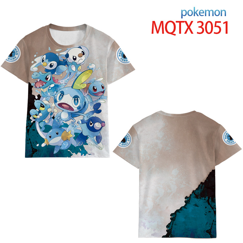 pokemon anime 3d printed tshirt 2xs to 5xl