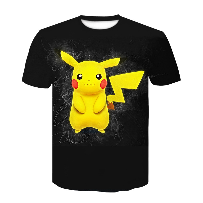 pokemon anime 3d printed tshirt 2xs to 4xl