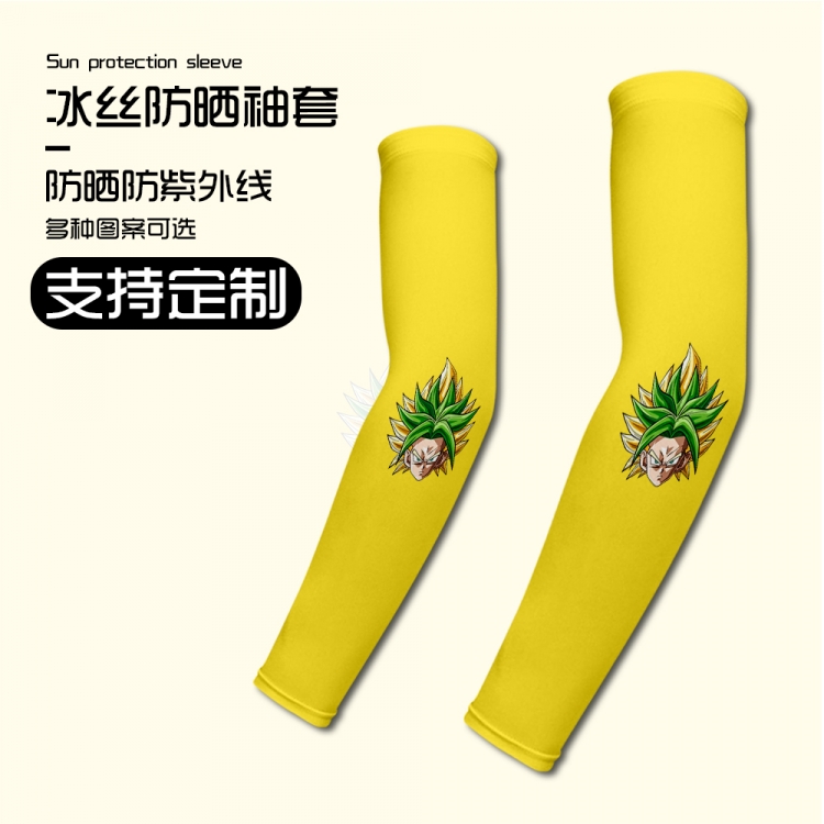DRAGON Ball sunscreen sleeves summer outdoor ice silk hand sleeves price for 3 pcs N21102-3G60