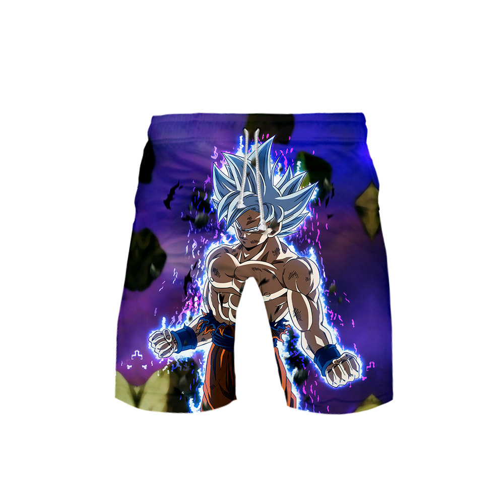 dragon ball anime beachshorts 2xs to 4xl