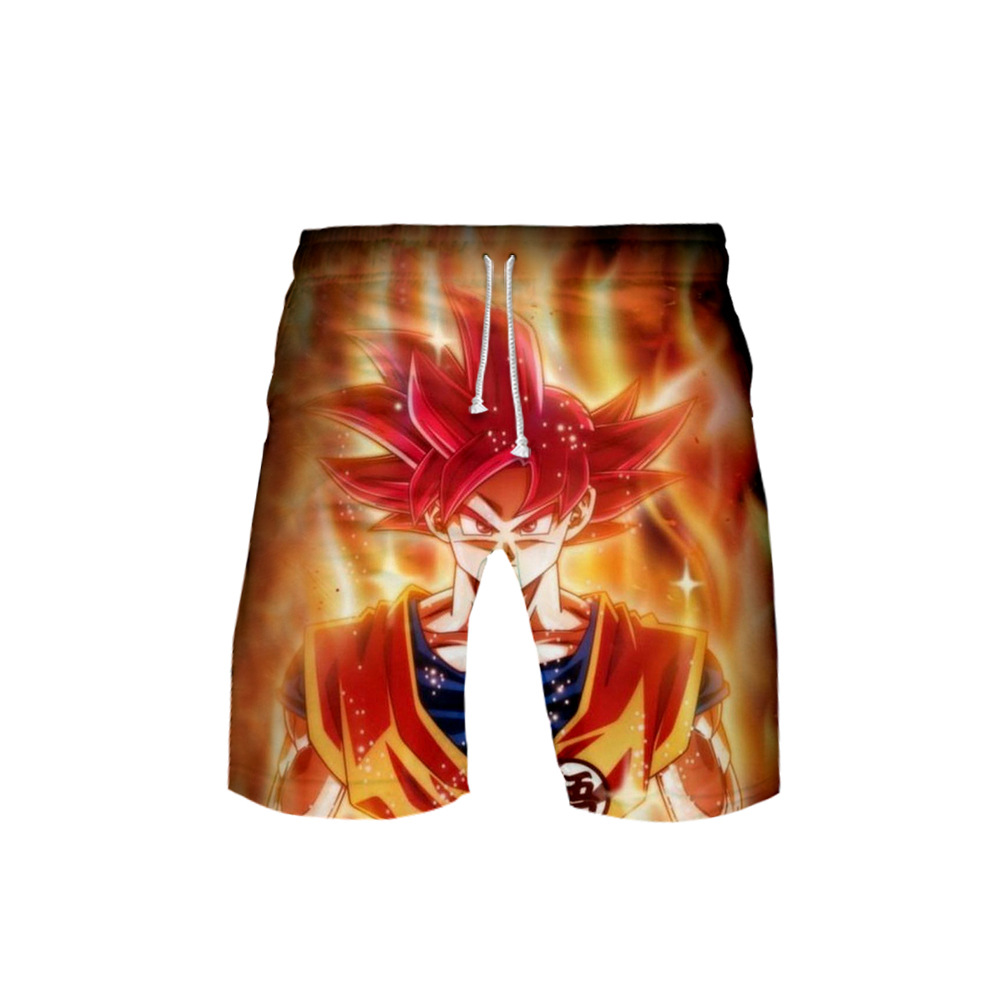 dragon ball anime beachshorts 2xs to 4xl