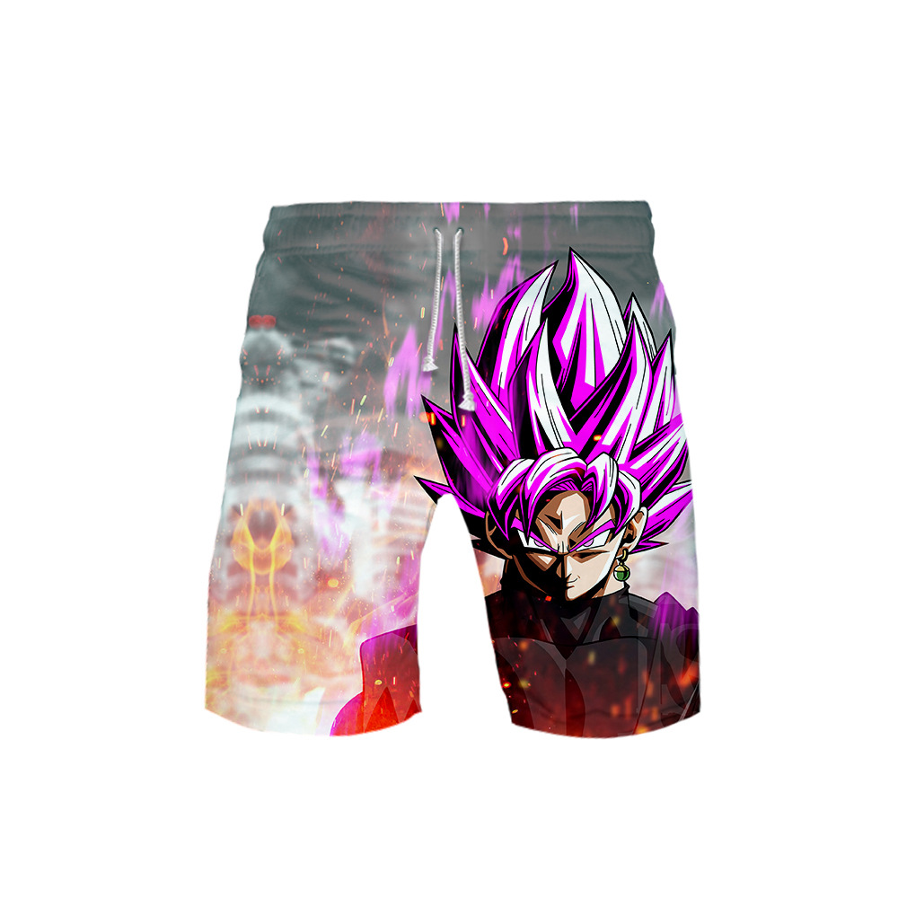 dragon ball anime beachshorts 2xs to 4xl