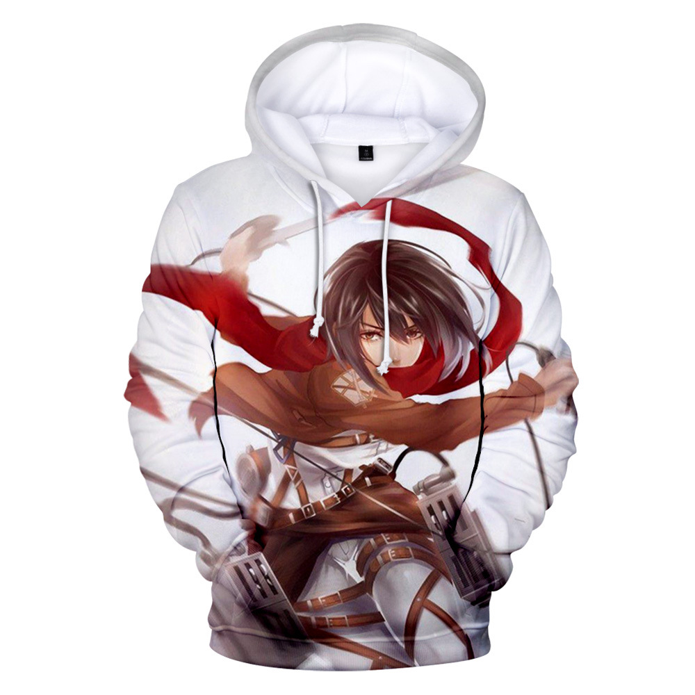 attack on titan anime 3d printed hoodie 2xs to 4xl