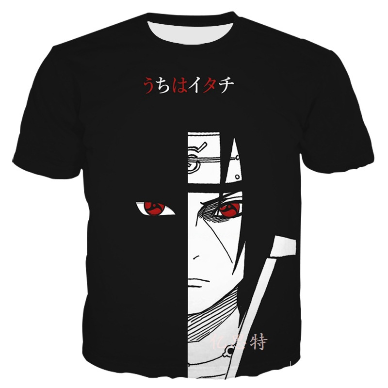 naruto anime 3d printed tshirt 2xs to 4xl