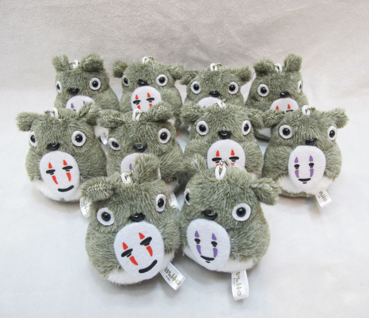 4inches Totoro plush dolls set(10pcs a set)