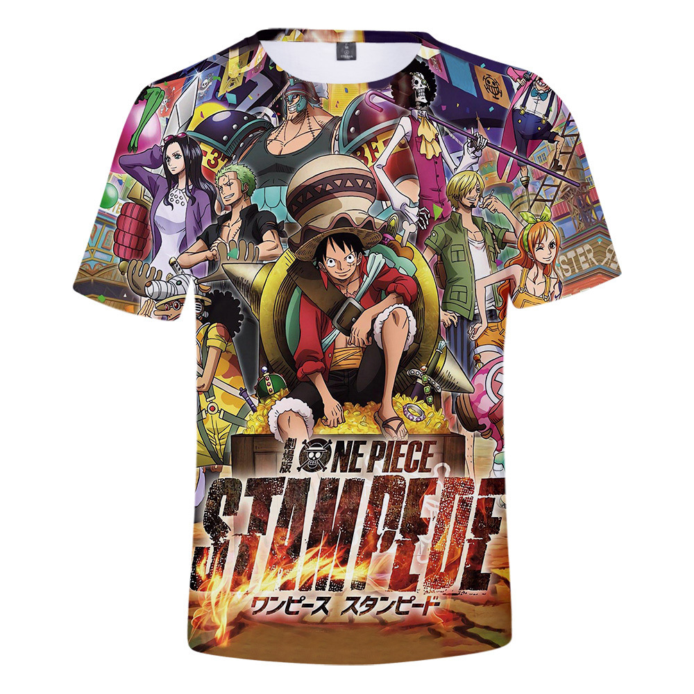 one piece anime 3d printed tshirt 2S to 4xl