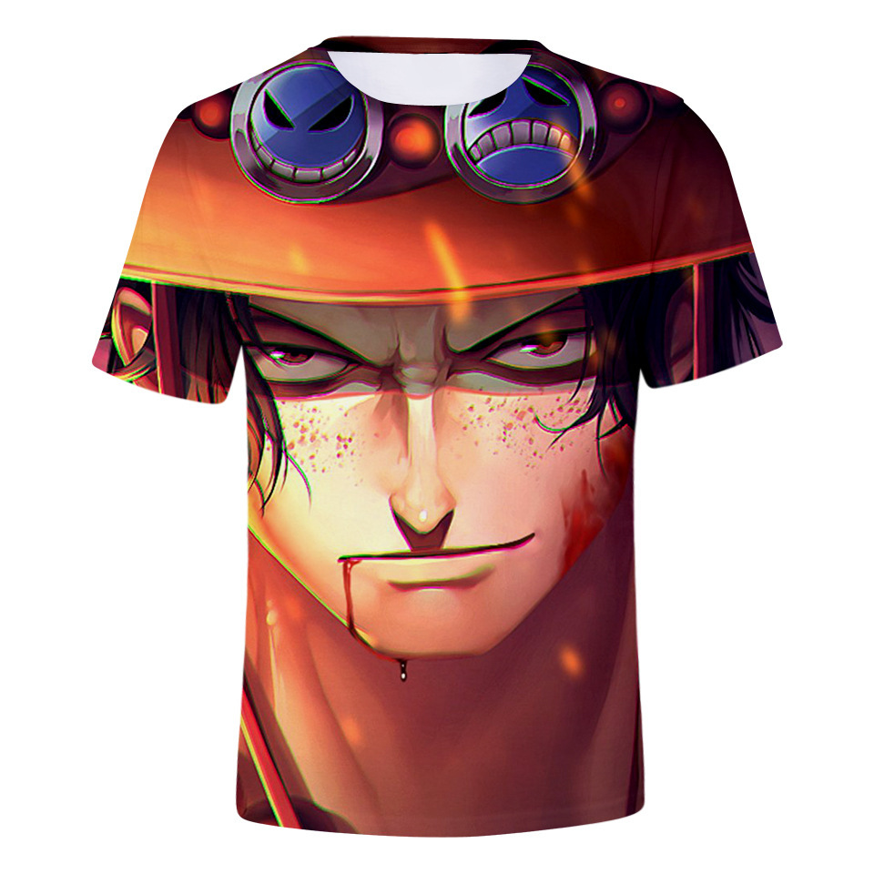 one piece anime 3d printed tshirt 2S to 4xl