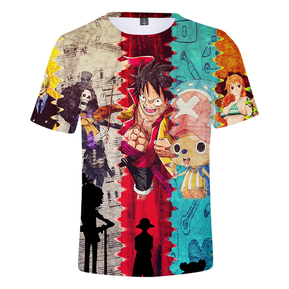 one piece anime 3d printed tshirt 2S to 4xl