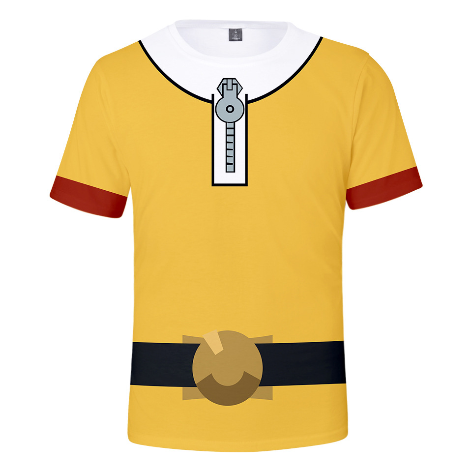 one punch man anime 3d printed tshirt 2xs to 4xl