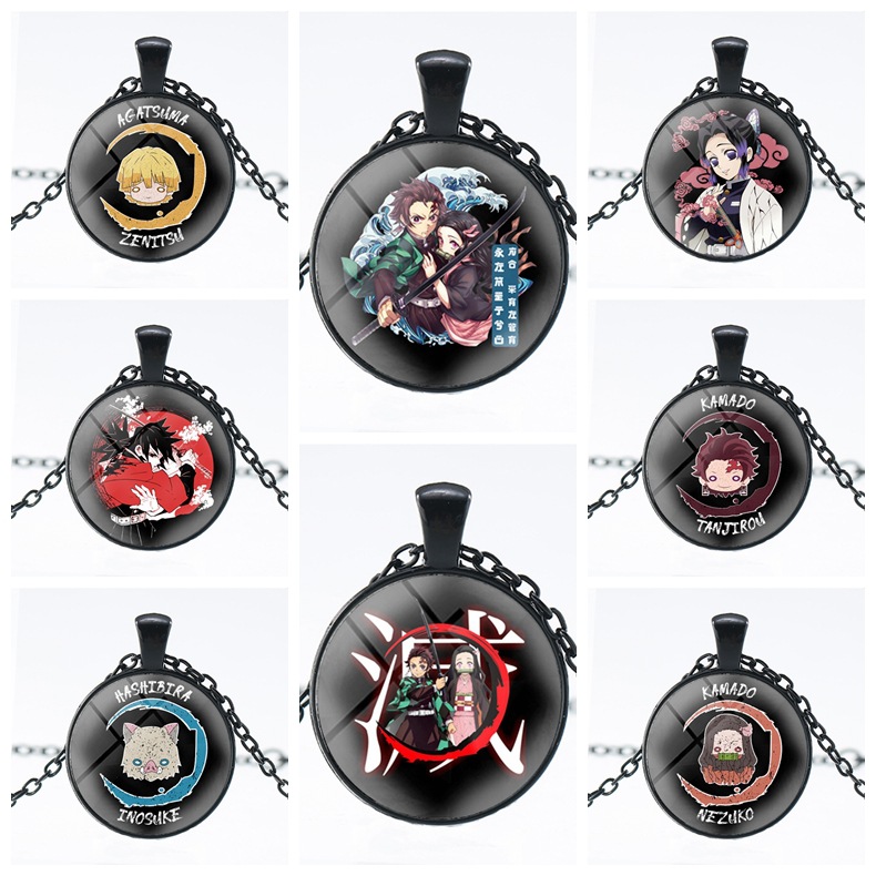 demon slayer anime necklace