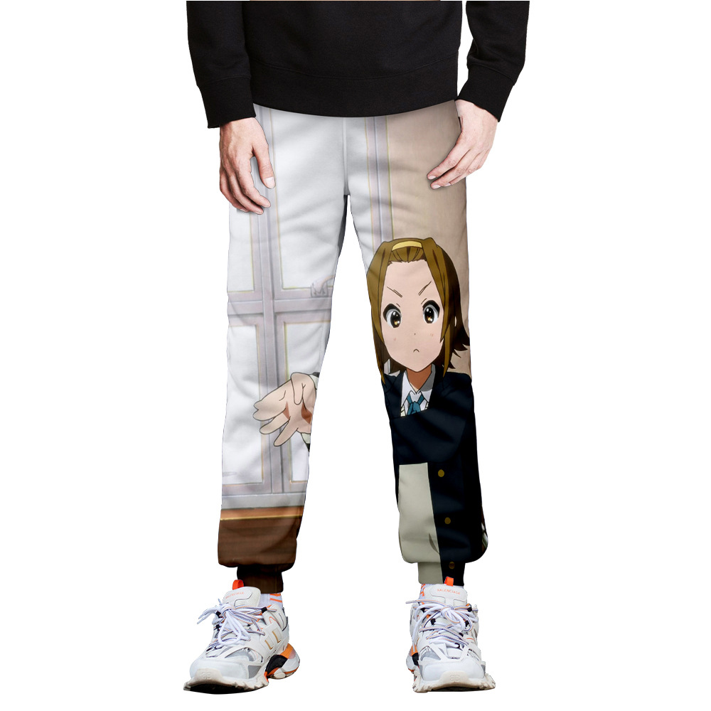 k-on! anime 3d printed pants 2xs to 4xl