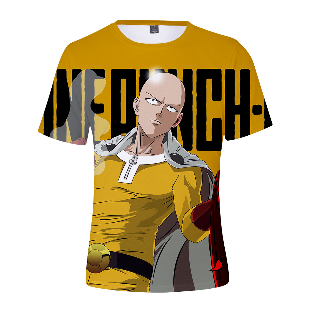 one punch man anime 3d printed tshirt 2xs to 4xl