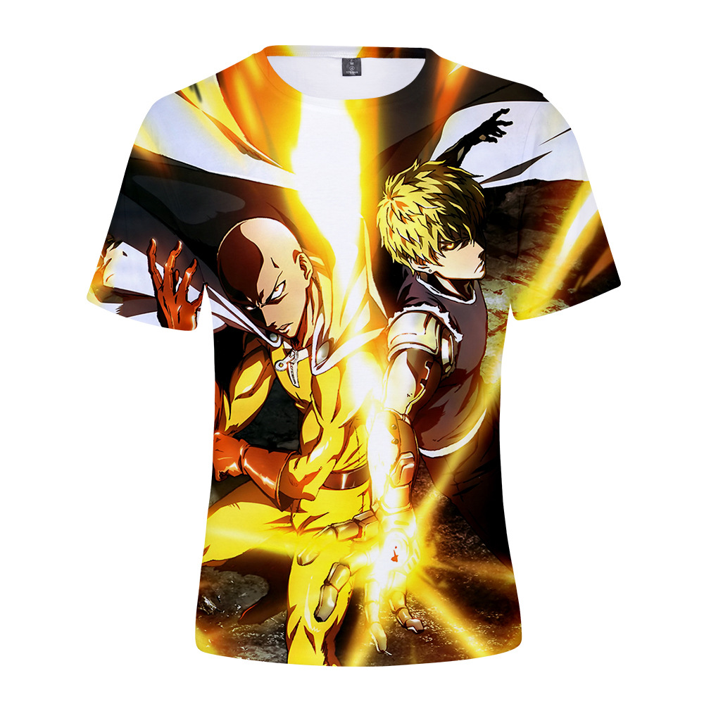 one punch man anime 3d printed tshirt 2xs to 4xl