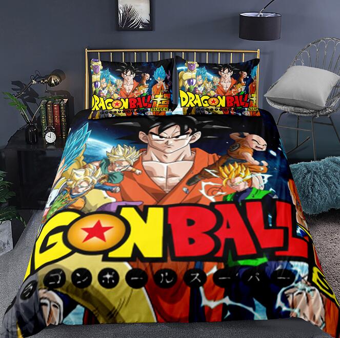 dragon ball anime bedsheet set US-FULL200cm×229cm welcome custom design