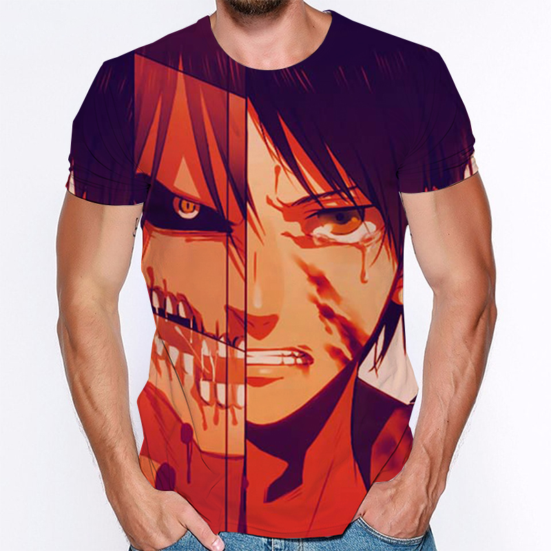 attack on titan anime tshirt