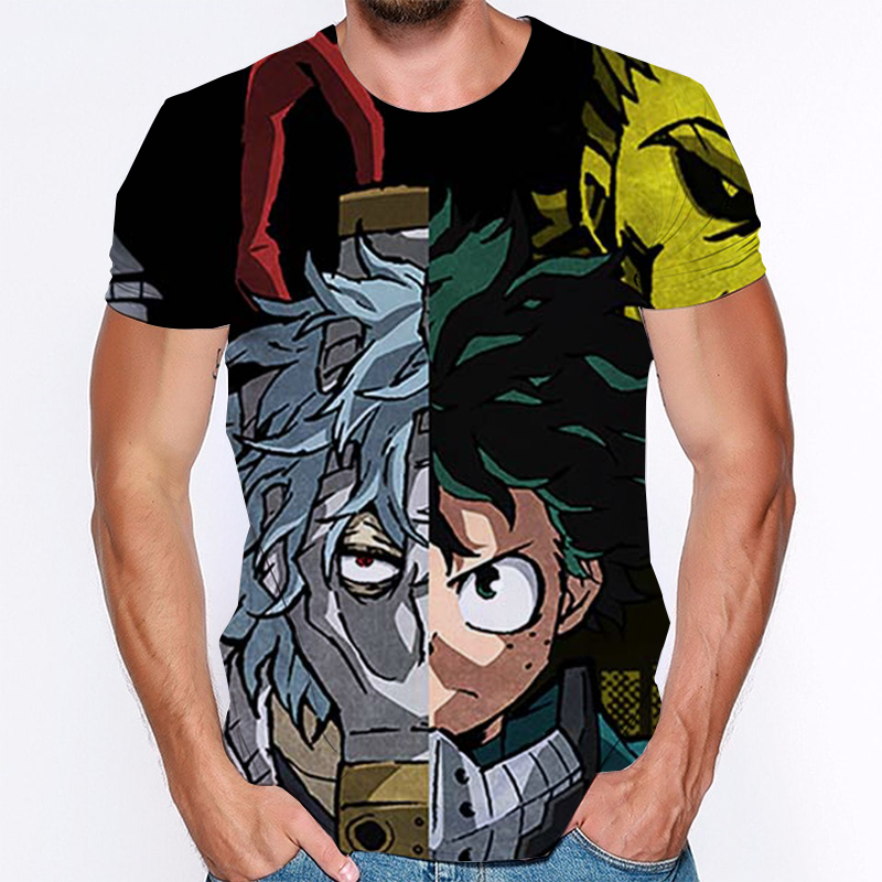 my hero academia anime tshirt