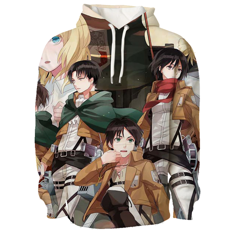 attack on titan anime hoodie