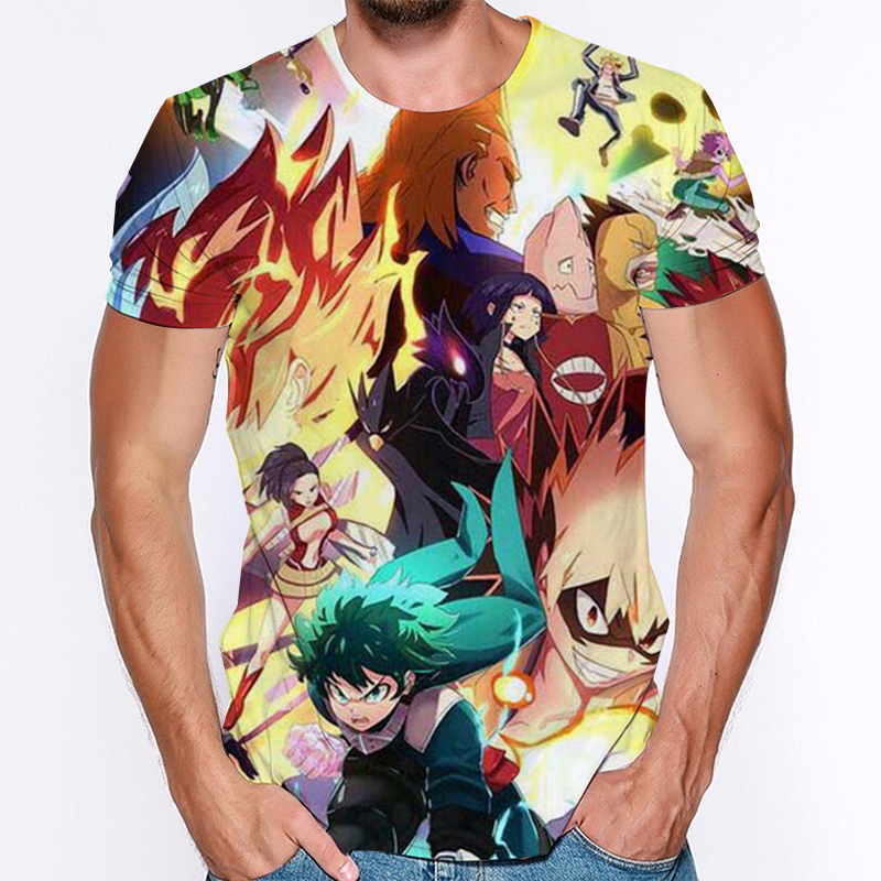 my hero academia anime tshirt