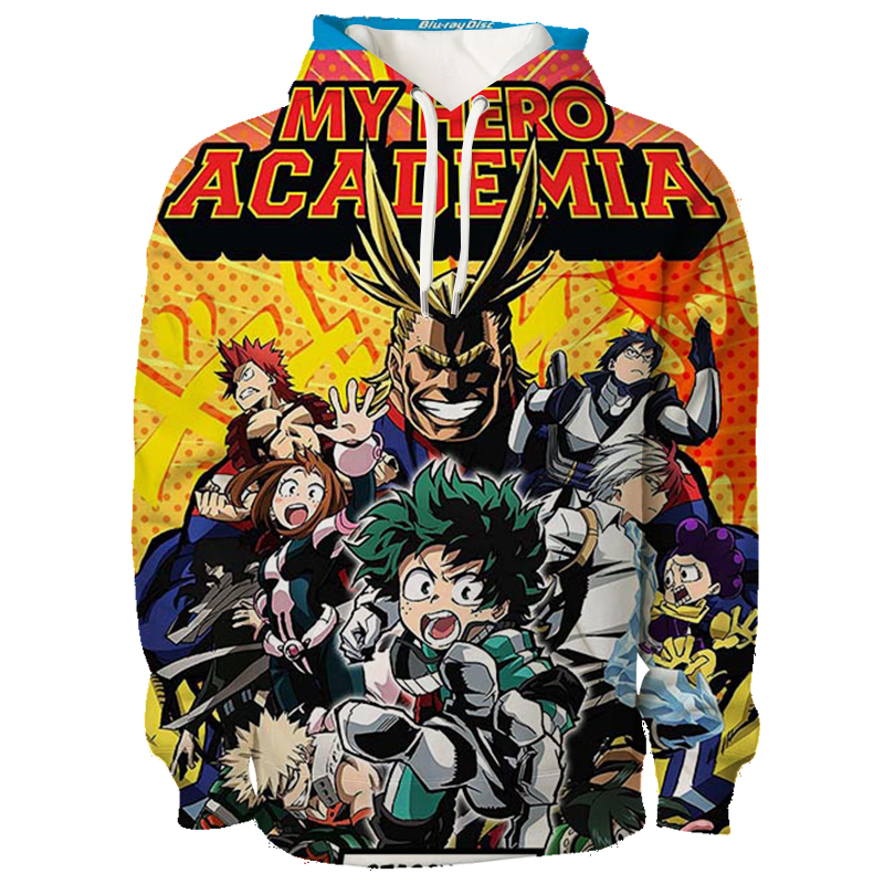 my hero academia anime hoodie