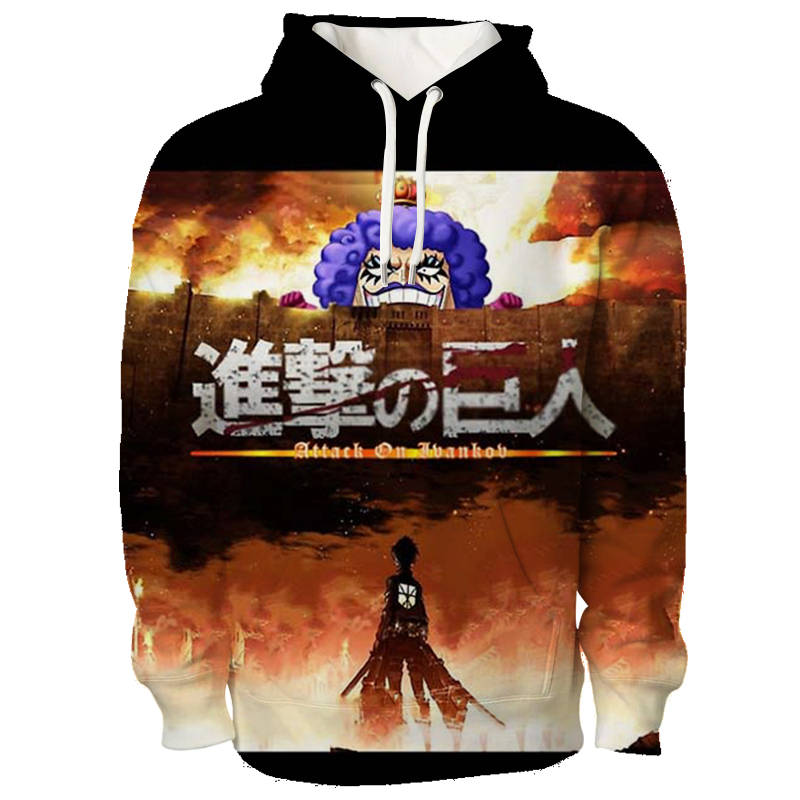 attack on titan anime hoodie