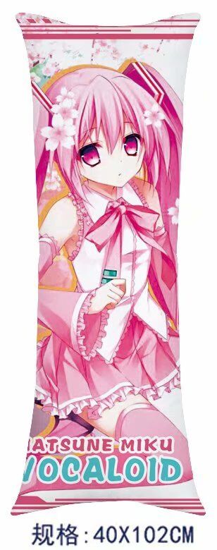 miku.hatsune anime pillow 40*102cm