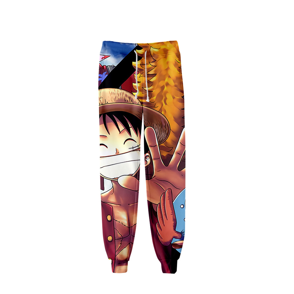 one piece anime 3d printed pants 2xs to 4xl