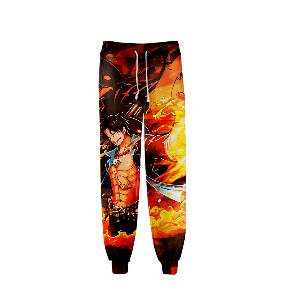 one piece anime 3d printed pants 2xs to 4xl