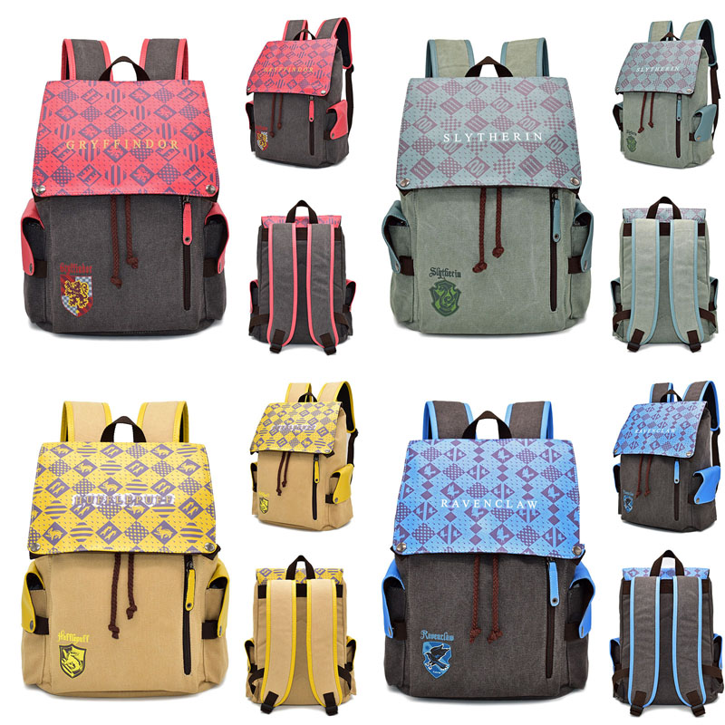 Harry Potter canvas backpack bag