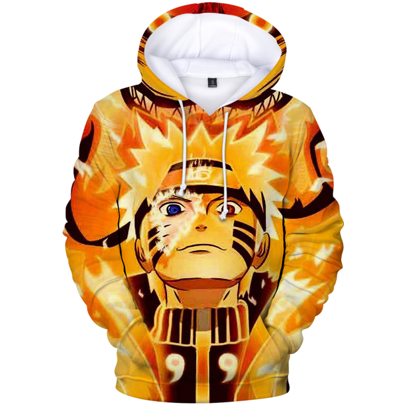 naruto anime 3d printed hoodie