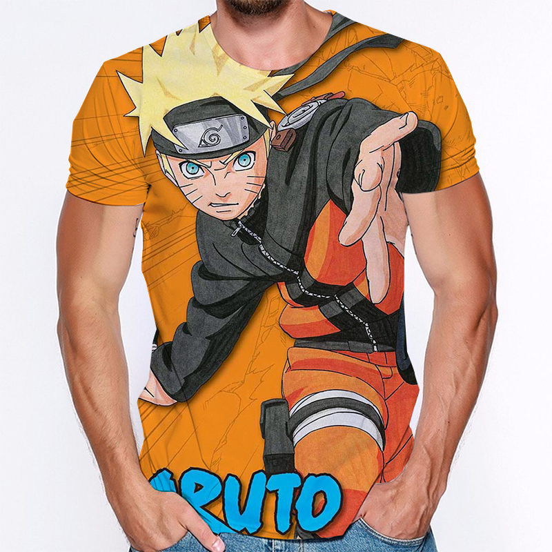 naruto anime 3d printed tshirt