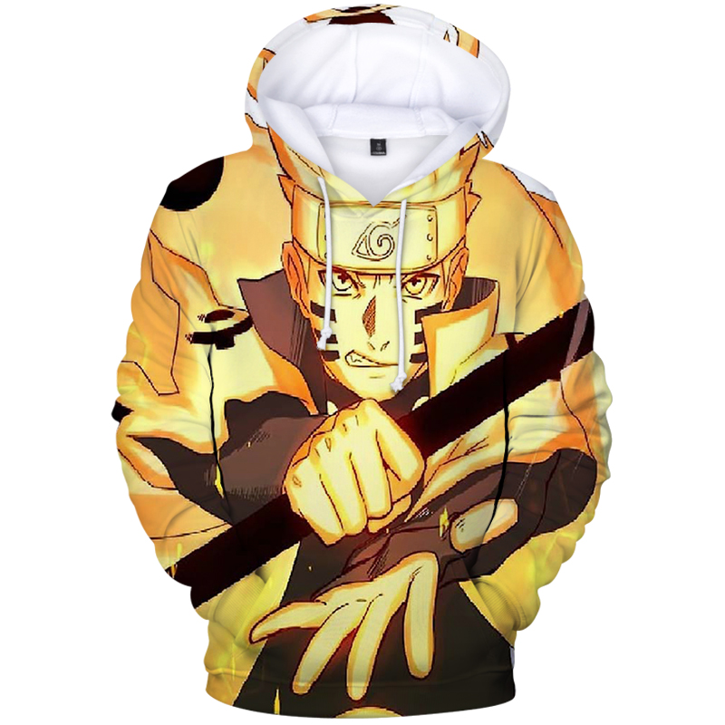 naruto anime 3d printed hoodie