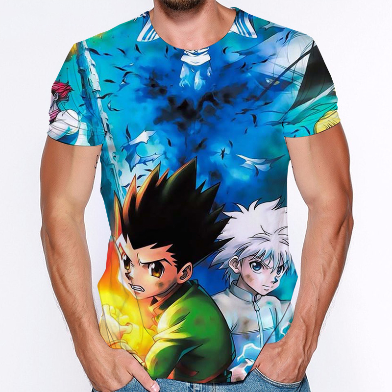 hunter hunter anime 3d printed tshirt