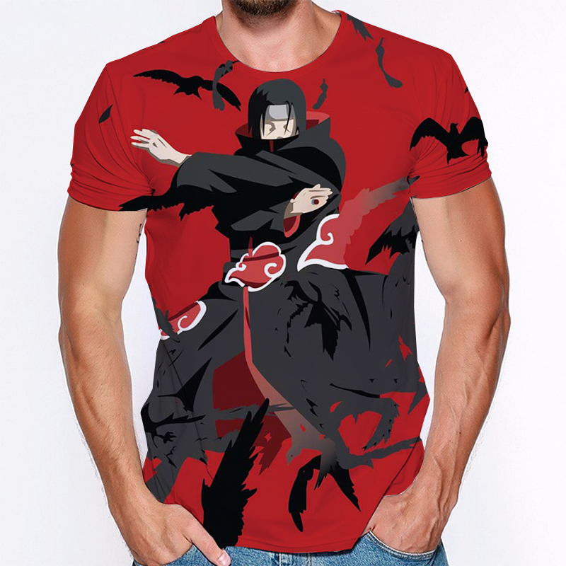 naruto anime 3d printed tshirt