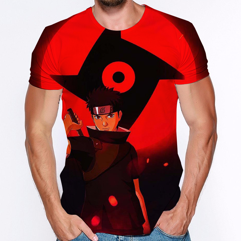 naruto anime 3d printed tshirt