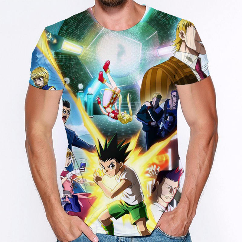 hunter hunter anime 3d printed tshirt