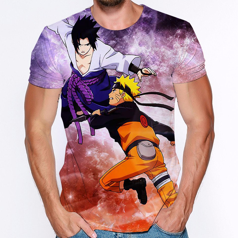 naruto anime 3d printed tshirt