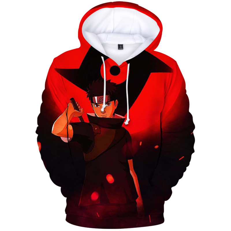 naruto anime 3d printed hoodie