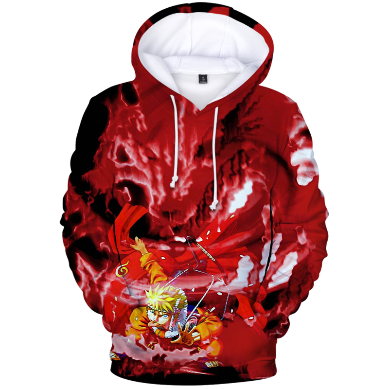 naruto anime 3d printed hoodie