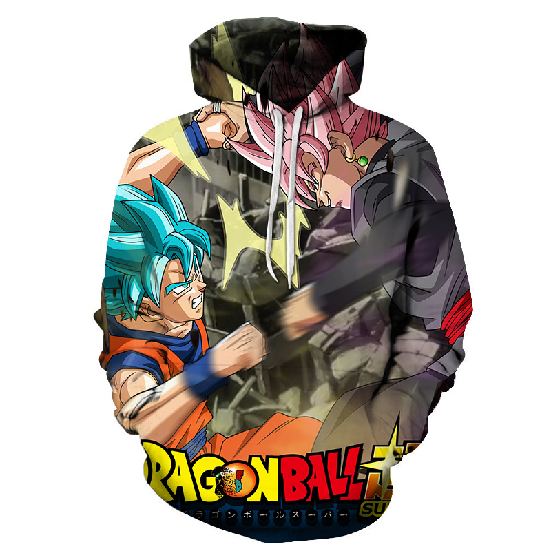 dragon ball anime 3d printed hoodie