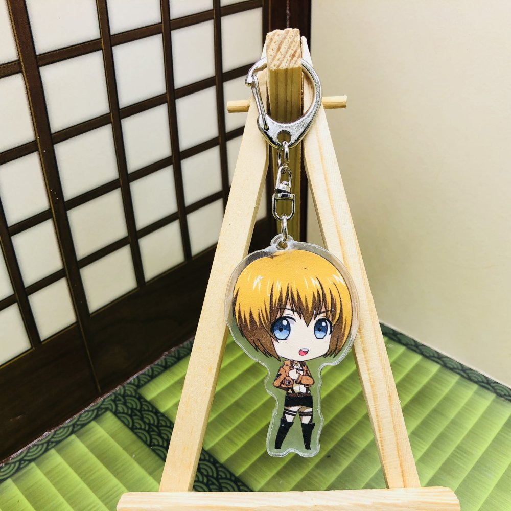 attack on titan anime keychain