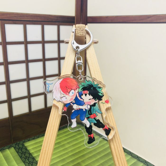 my hero academia anime keychain