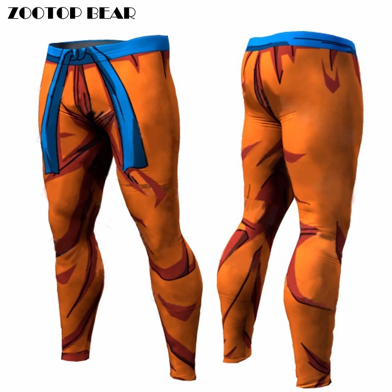 dragon ball anime 3d printed sports pants