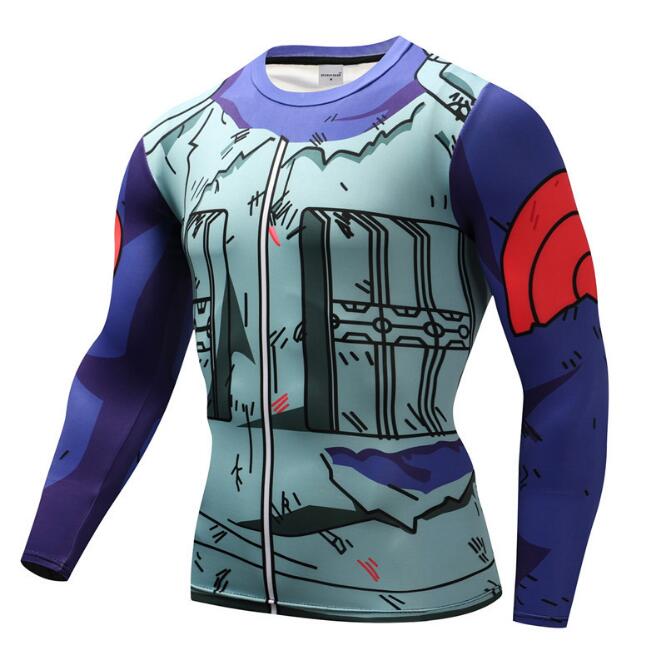 naruto anime 3d printed long tshirt
