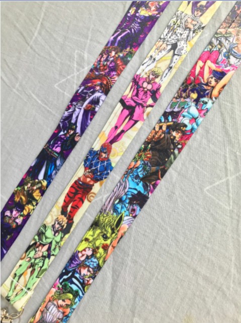 jojos bizarre adventure anime lanyard price for 10 pcs